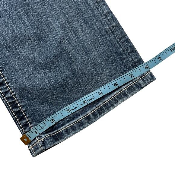 Miss‎ Me Jeans Bootcut JP5908BV Embellished Bling Flap Pocket Women's 27 Denim - Picture 11 of 14